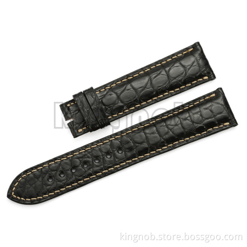 Quality 19mm 20mm 21mm 22mm Muit Color Genuine Real alligator Leather Watch Band Strap